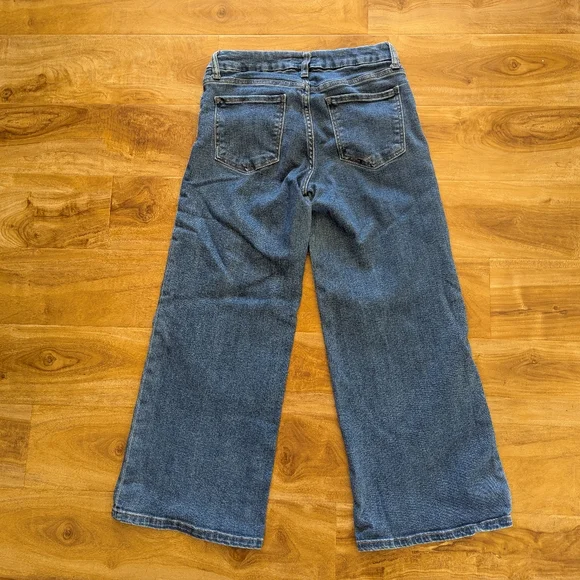 Kut From The Cloth Meg Fab Ab Mid Rise Wide Leg Jeans Women's Size 6 Stretch - Picture 7 of 16